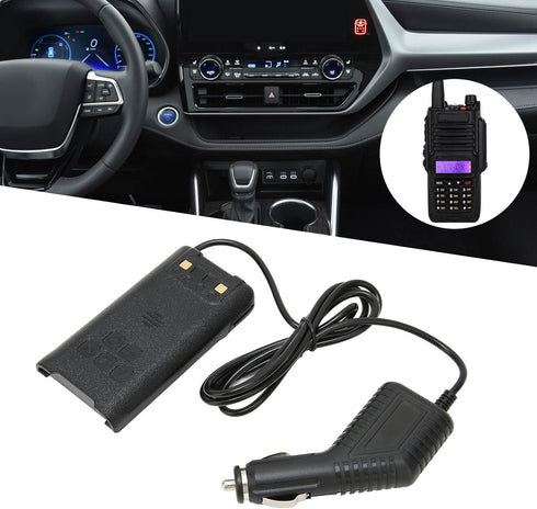 2 Way Radio Car Charger for Baofeng UV-9R Plus UV-9R Pro, Walkie Talkie Base Desktop Charger, Cigarette Lighter Port Power Supply for Buses Trucks...