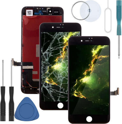 ZTR Fits iPhone 7 Plus 5.5 inch Digitizer LCD Glass Screen Display Replacement Assembly Full Complete Frame Set (Black)...