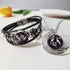 2 Pcs Zodiac Necklace Bracelet Gift for Men Constellation Necklace Astrology Galaxy & Crescent Moon Necklace Leather Constellation Bracelet for Me...