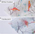 Coavas Window Privacy Film Decorative Bird Stained Glass Window Film Bathroom Frosted Glass Window Cling Privacy Film Heat Blocking Static Cling D...