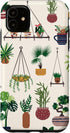 iPhone 11 Indoor and Outdoor Plant Illustrations | Boho Nature Art Case...