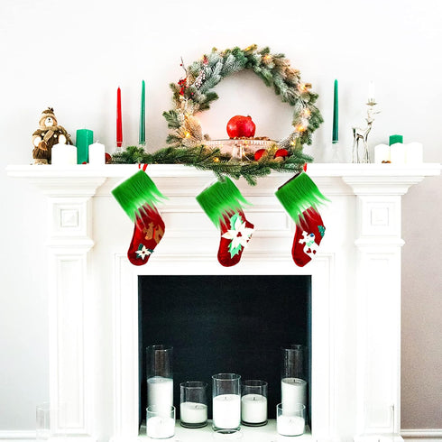 Shaggy Plush Faux Fur Fabric Precut Strips 2x60inch Green Fur Fluffy Fuzzy Craft Fur for Gnomes Beard Santa Claus Hair Dwarf Cosplay Costume DIY C...