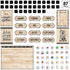 CTP Core Décor Black, White, and Wood Calendar Set Bulletin Board Top Classroom Decorating Accents (Creative Teaching Press 10920)...