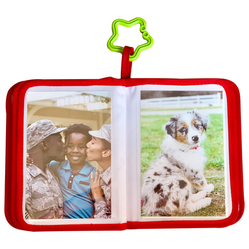 Baby Photo Album - Soft Baby Book First Year Baby Photo Book | My First Book of Photos with Woodland Animals - Baby Album Holds 4x6 Pictures for M...