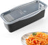 Microwave Pasta Cooker with Strainer Lid- Quickly Spaghetti Cooker- No Sticking or Waiting For Boil- Perfect Make Pasta Every Time- For Dorm, Kitc...