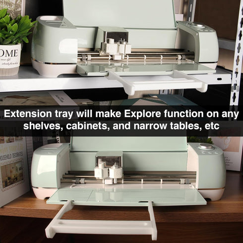 LOPASA Extension Tray for Cricut Explore 4, 3, and Air 2, Cutting Mat Holder for Cricut Explore 4, Tray Extender for 12x12 Cutting Mat, Machine Ac...