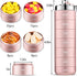 Mossime Metal Travel Pill Organizer, Portable 7 Day Vitamin Organizer Stackable, Waterproof 1 Times A Day Pill Box, Large Pill Container, Daily Me...