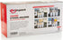 Kitchen Tool Crock (4 Pieces) - 3 Ceramic Utensil Holders (4" Dia x 7" H each) & 1 Metal Caddy - White & Embossed Design...