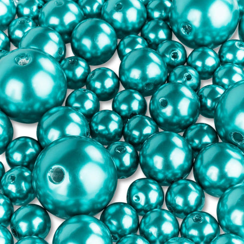 Super Z Outlet Elegant Glossy Polished Pearl Beads for Vase Fillers, DIY Jewelry Necklaces, Table Scatter, Wedding, Birthday Party Home Decoration...