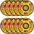 DeWalt DW8062 4-1/2"x.045"x7/8" Metal Angle Grinder Thin Cutoff Wheel, 10 Pack...