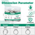 100PCS 1/2 Pex Crimp Ring,304 Stainless Steel Pex Cinch Clamps,Single Ear Hose Clamps for Pex Fittings Pipe Tubing...