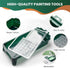 Paint Roller Kit, 15 Pcs 4 Inch Small Paint Roller, Paint Tray, Paint Tray Liners and Paint Roller Frame, Home Improvement Paint Supplies, Mini Pa...