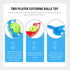 jojofuny 2 Sets Interactive Toss and Catch Yard Games Scoop Catching Toss and Catch Game Floating Toy Lawn Games Kid Suit Outdoor Play Toys for Ki...