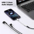 USB-C to 3.5 mm Headphone Jack Adapter-Type C Aux Audio Adapter Compatible with iPhone 15/15 Pro/ 15Pro Max and Other USB c Device Like sam-Sung H...