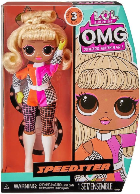 L.O.L. Surprise! O.M.G. Speedster Fashion Doll with Multiple Surprises and Fabulous Accessories – Great Gift for Kids Ages 4+...