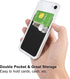 Senose Phone Wallet, Phone Card Holder Stick On Silicone Credit Card Holder for Back of Phone, Business Card & Id Compatible for iPhone Android An...