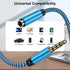 Headphone Extension Cable,6FT 3.5mm Extension Audio Cable Male to Female Aux Adapter Hi-Fi Sound Stereo Extender TRRS Braided Aux Cord for Headset...