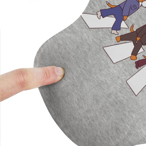 The Beagles Funny Dogs Design Mouse Pad with Wrist Support-Bottom Nonslip Personalized Mouse Pad Relieve Wrist Pressure Keyboard Mouse Pad Can Be ...