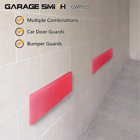 AMPULLA Garage Smith Garage Wall Protector Car Door Protectors, Designed in Germany (4-Pack Red)...