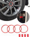 for Honda CRV Civic Accord CR- V XRV HRV Wheel Center Caps Hub Rings, Sporty Stickers Tire Hubcap Trims Decoration for Civic 2016-2025, for CRV 20...