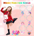 DIZRNOI Jewelry Making Kit for Girls Unicorn Mermaid Charm Necklace Making Supplies Beads Set Birthday Toy Gift DIY Arts and Crafts for Kids Age 3...