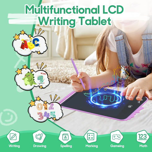 2 Pack LCD Writing Tablet Doodle Board-Electronic Writing Tablets for Kids 8.5 Inch Kids Drawing Tablets Educational Toddlers Toys for 3-8 Year Ol...