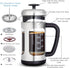 Easyworkz Stainless Steel French Press 12 oz Coffee Tea Maker with Soft Grip Handle...