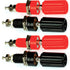 CESS Amplifier Terminal Connector Binding Post Banana Plug Jack Socket Panel/Chassis Mount Connectors - Length:1.8" (4 Pack)...