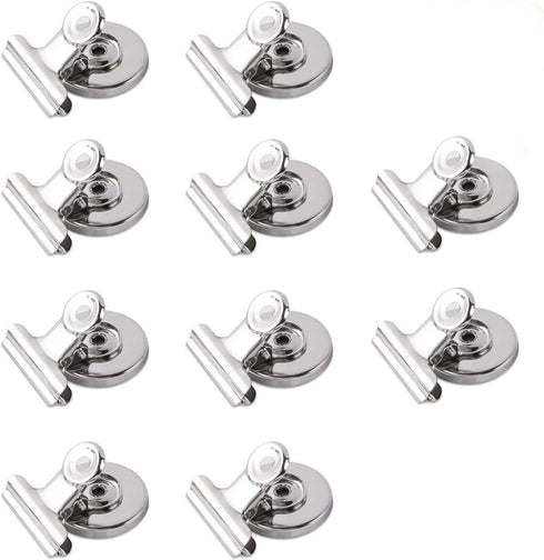 Strong Office Black Magnetic Clips Heavy Duty Refrigerator Magnet Hook Clips for Photo Displays, Whiteboards, Locker, Fridge, Classroom, School, O...