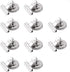 Strong Office Black Magnetic Clips Heavy Duty Refrigerator Magnet Hook Clips for Photo Displays, Whiteboards, Locker, Fridge, Classroom, School, O...