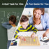 BAKAM Wooden Multiplication Board Math Game for Kids 8-12, Math Manipulatives Set with 100PCS Flash Cards for Kids 6-8 Years Old, Montessori Count...