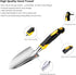 Garden Trowel, Hand Shovel, 2 Piece Cast-Aluminum Heavy Duty with Soft Rubber Handle Garden Tools, Small Hand Trowel for Women Men Kids Gardening...