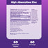 Natrol High Absorption Zinc 7.5 mg per serving, Dietary Supplement for Immune Health, Chewable Tablets for Adults, 60 Zinc Tablets, 60 Day Supply...