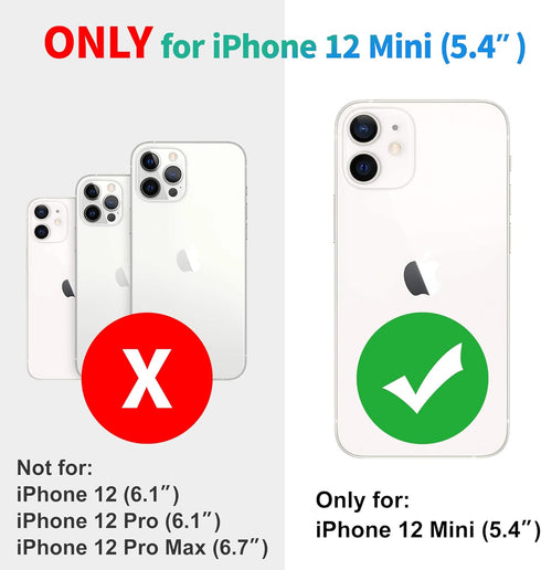 SPORTLINK Compatible with iPhone 12 Mini Waterproof Shockproof Case - Full Body Heavy Duty Underwater Dustproof Rugged 360 Protective Military Gra...