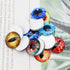 30MM 20PCS Dragon Eyes Glass Cabochon for Clay Doll Making Sculptures Props Craft Jewelry DIY Findings 1.18inches...