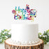 60's Tie Dye Happy Birthday Cake Topper - Groovy 60's Birthday Party Cake Topper - Groovy Hippie Party Cake Decoration...