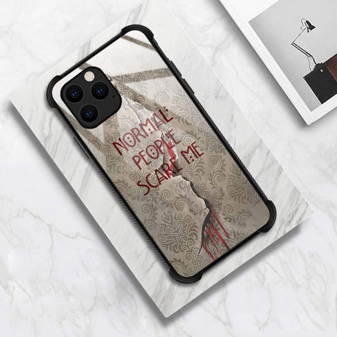 CARLOCA Compatible with iPhone 12 Pro Case,American Horror Story iPhone 12 Cases for Girls Boys,Graphic Design Shockproof Anti-Scratch Hard Back C...