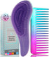 Lily England Detangler Brush & Hair Comb Set - Lightweight Hair Brush & Wide Tooth Comb for Women & Kids - Smooth Detangling Brush & Comb for Curl...