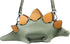 QiMing Dinosaur Shoulder Purses,PU Stegosaurus CrossBody Bag for Girl Women...