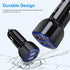 USB Car Charger,5Pack 2.4A Dual Port USB Cigarette Lighter Car Phone Charger Plug Car Adapter for iPhone 15 14 13 12 SE 11 Pro Max, Samsung Galaxy...