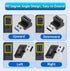 90 Degree USB 3.0 Male to Female Adapter, (4 Pack) Up and Down & Left and Right Angle USB A Extender Connector for PC, Laptop, Hard Drive, Keyboar...