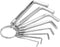 Performance Tool W1113C 8-Piece Metric Hex Key Wrench Set...