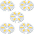 MECCANIXITY COB LED Light Chip Bead 3W 120lm 3000-3200K 23mm 9-11VDC Energy Saving Bulb for Spotlight Floodlight Replacement Warm White 5Pcs...