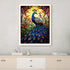 AIBOERL Diamond Painting Kits, Peacocks 5D DIY Full Drill Diamond Art Painting Kits for Adults, Seaside Diamond Painting Gem Art Craft for Home Wa...