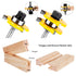 KOWOOD Tongue and Groove Set of 2 Pieces 1/4 Inch Shank Router Bit 3 Teeth Adjustable T Shape Wood Milling Cutter...