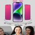 Compatible with iPhone 13 Pro Max and Compatible with iPhone 14 Plus Privacy Screen Protector mirror Tempered Glass Anti-Spy Gradient colorful Ant...