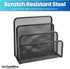 1InTheOffice Desk Mail Organizer, Mesh Vertical Desktop File Sorter, Multi Step Desk Sorter, 1 Pack...