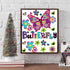 Xiyuekissu Diamond Art Kits for Adults, 5D Diamond Art Butterfly Text Art DIY Round Full Diamond Mosaic Set Crafts Colorful Butterfly with Heart 1...