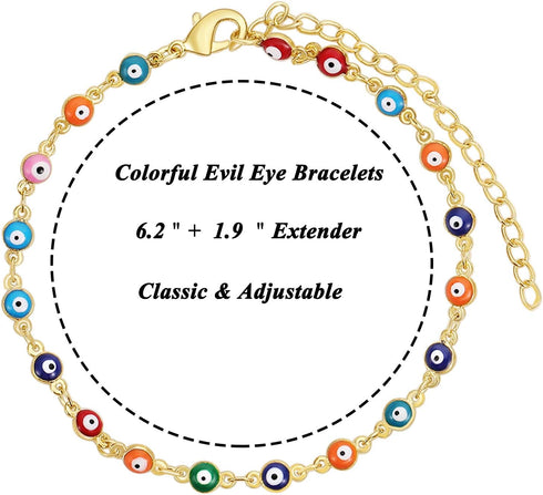 Evil Eye Bracelets Evil Eye Anklet Bracelet for Women Men Rakhi Bracelet for Brother Sister Black Thread for Evil Eye Red Protection Bracelet Mal ...