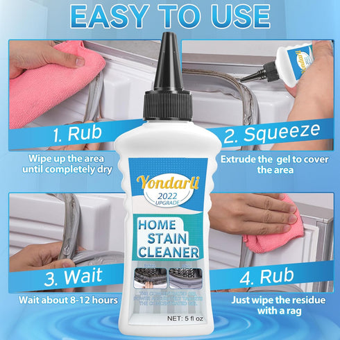Home Remover Gel, Household Grout Cleaner for Washing Machine, Refrigerator Strips, Tiles Grout Bathroom Home Kitchen Sinks Cleaning...
